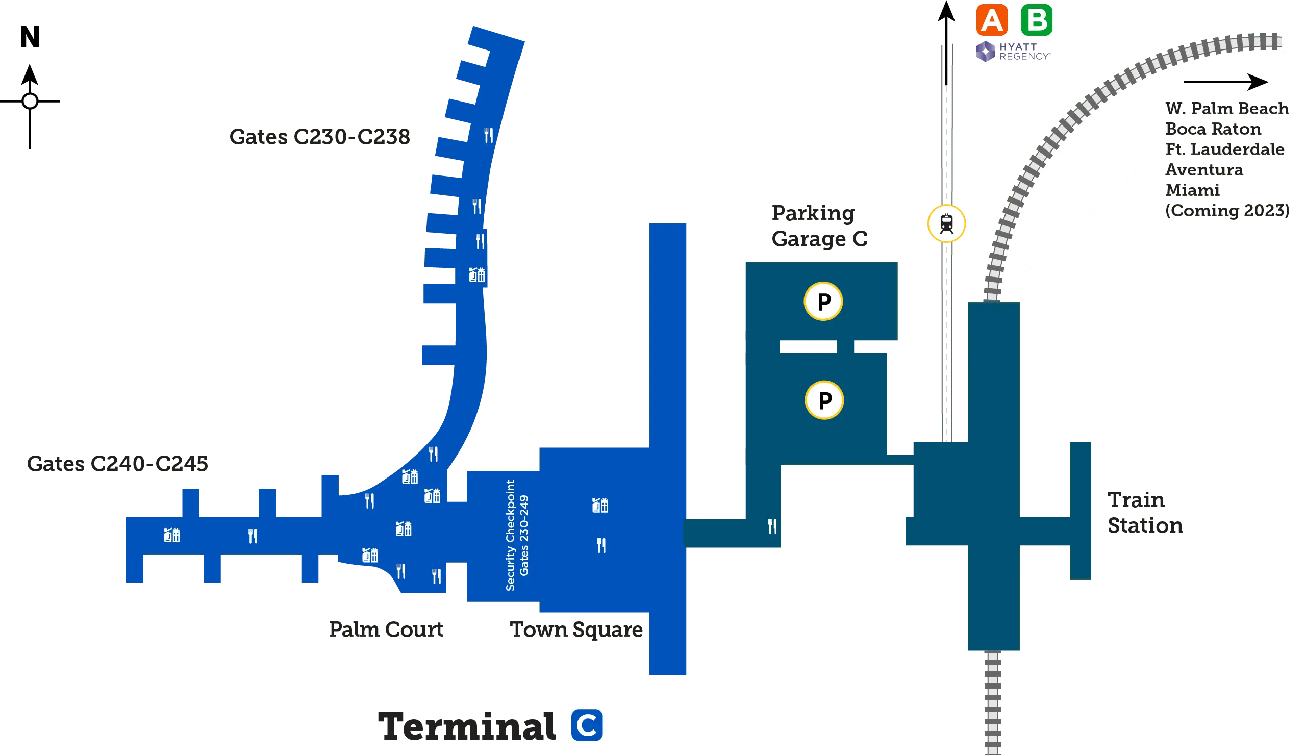 MCO Airport Map – Orlando Airport Parking Map